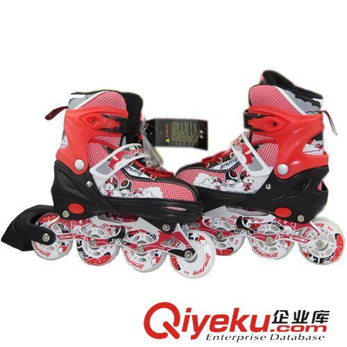 冰鞋 溜冰鞋儿童套装  直排轮滑鞋 l轮滑旱冰鞋 广州体育用品批发图片